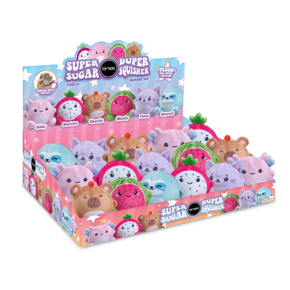 Squishers Raspberry Cream Super Duper Sugar Squishers Plush || 6 Styles – daisylace boutique